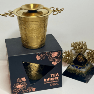 Charis Engraved Tea Infuser by 01Living