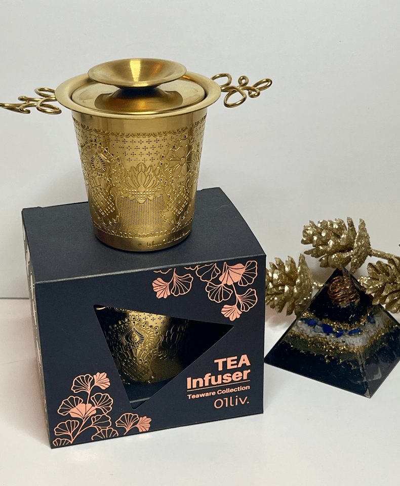 Charis Engraved Tea Infuser by 01Living