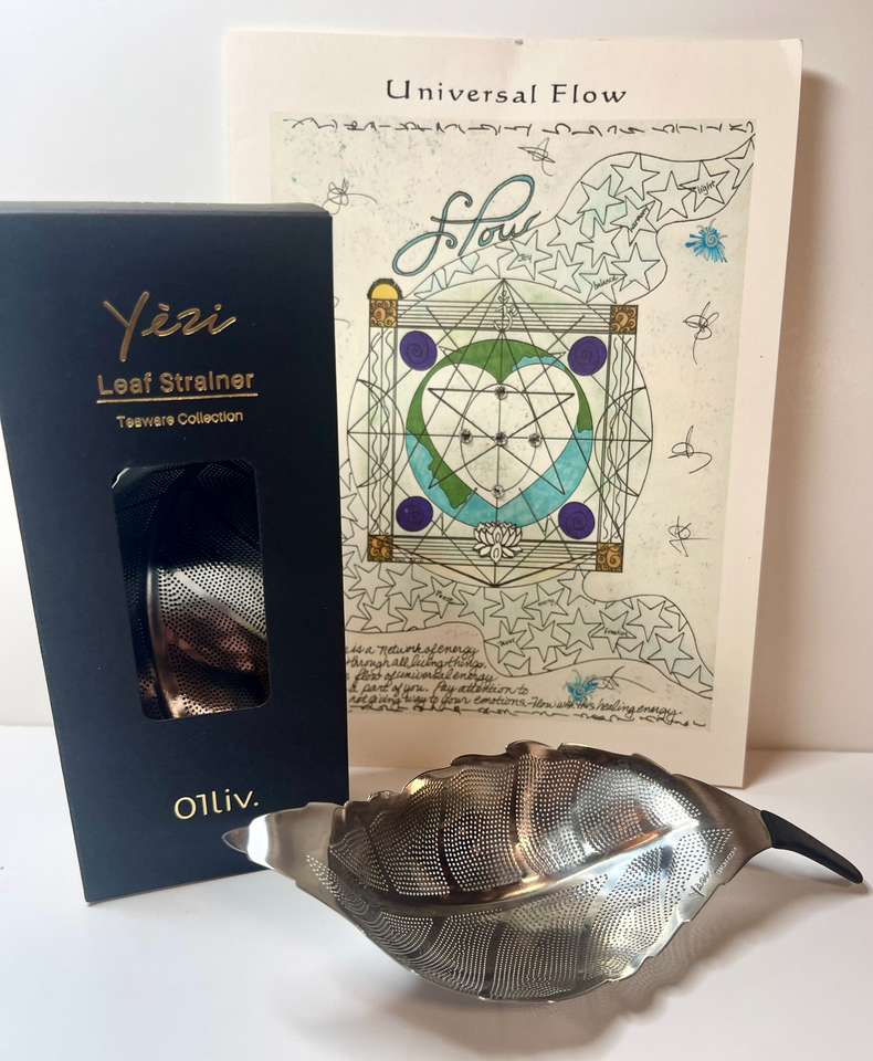 YEZI Leaf Shaped Tea Strainer by O1Living - Image 5