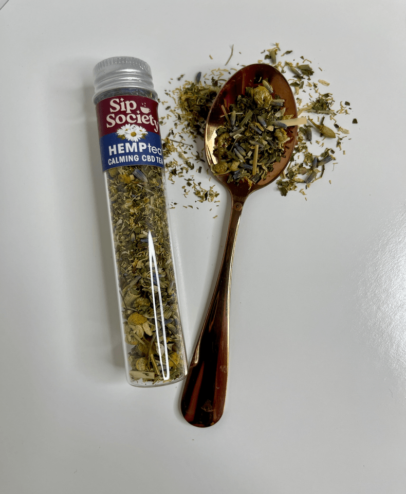 Hemp CBD Calming Chamomile Herbal Tea - Image 2