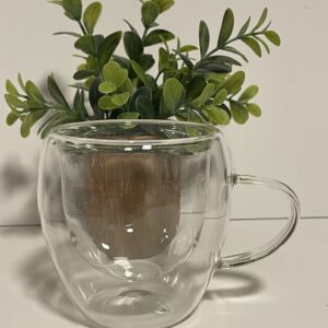 Double Wall Glass Tea Cup