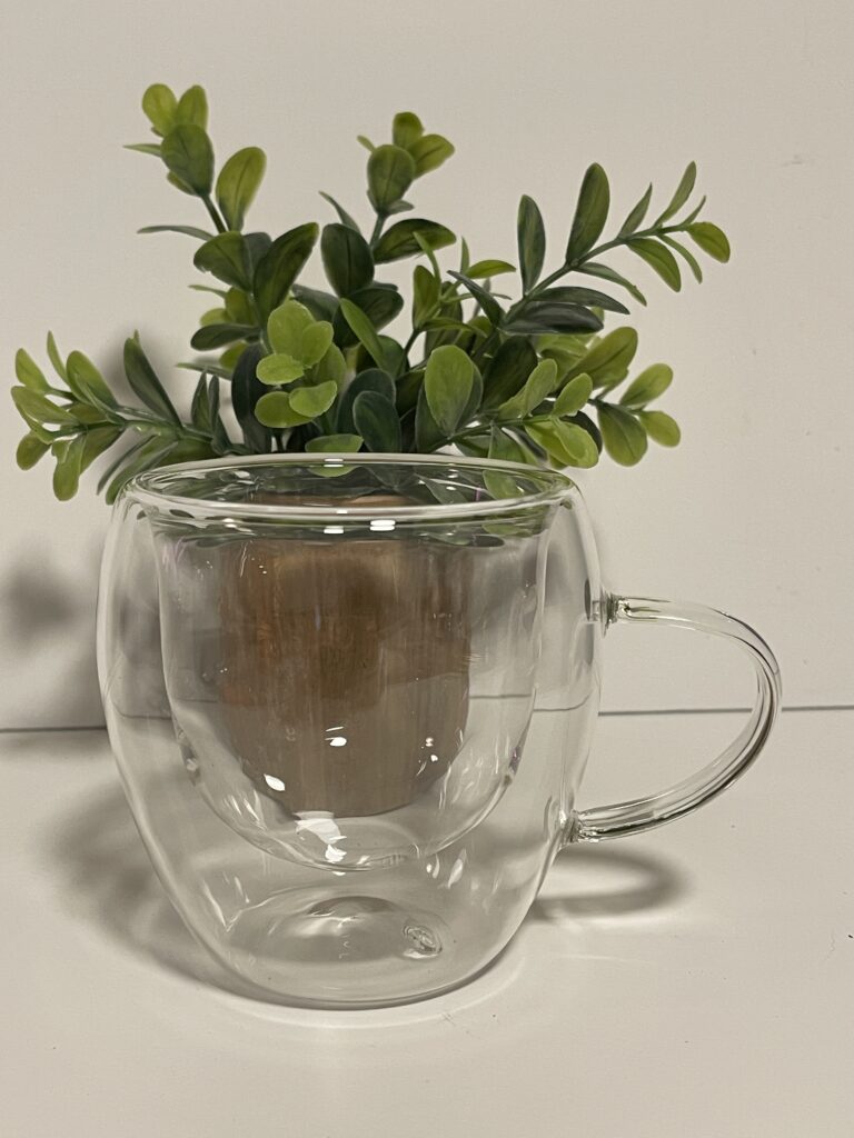 Double Wall Glass Tea Cup