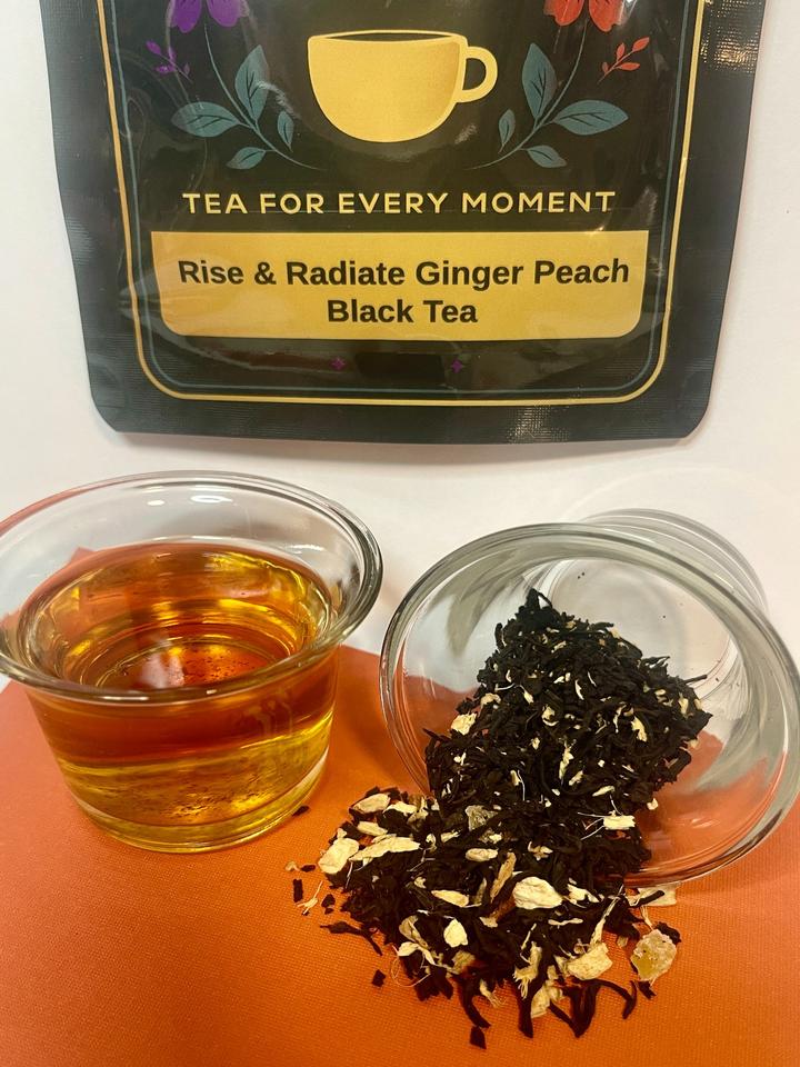 Rise and Radiate Ginger Peach Black Tea