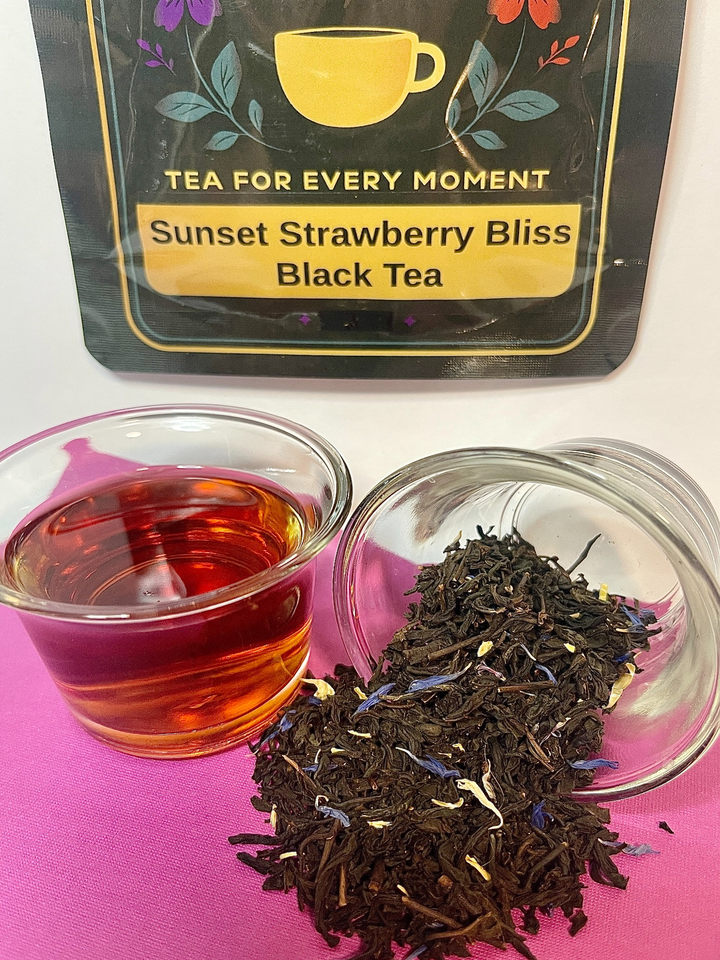 Sunset Strawberry Bliss Black Tea