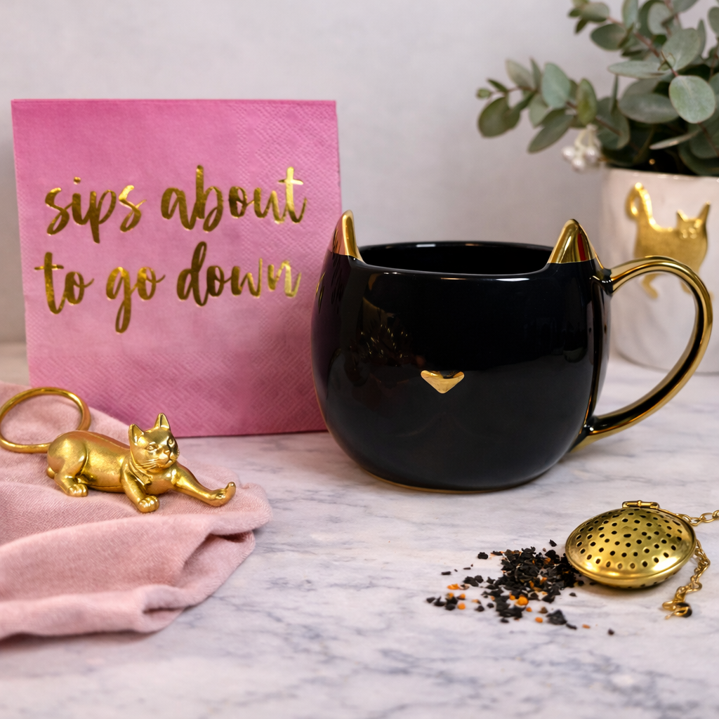 Paws & Reflect Cat Mug