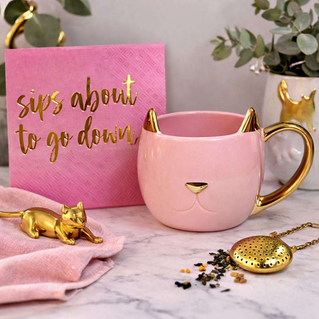 Purrfect Ceramic Cat Mug